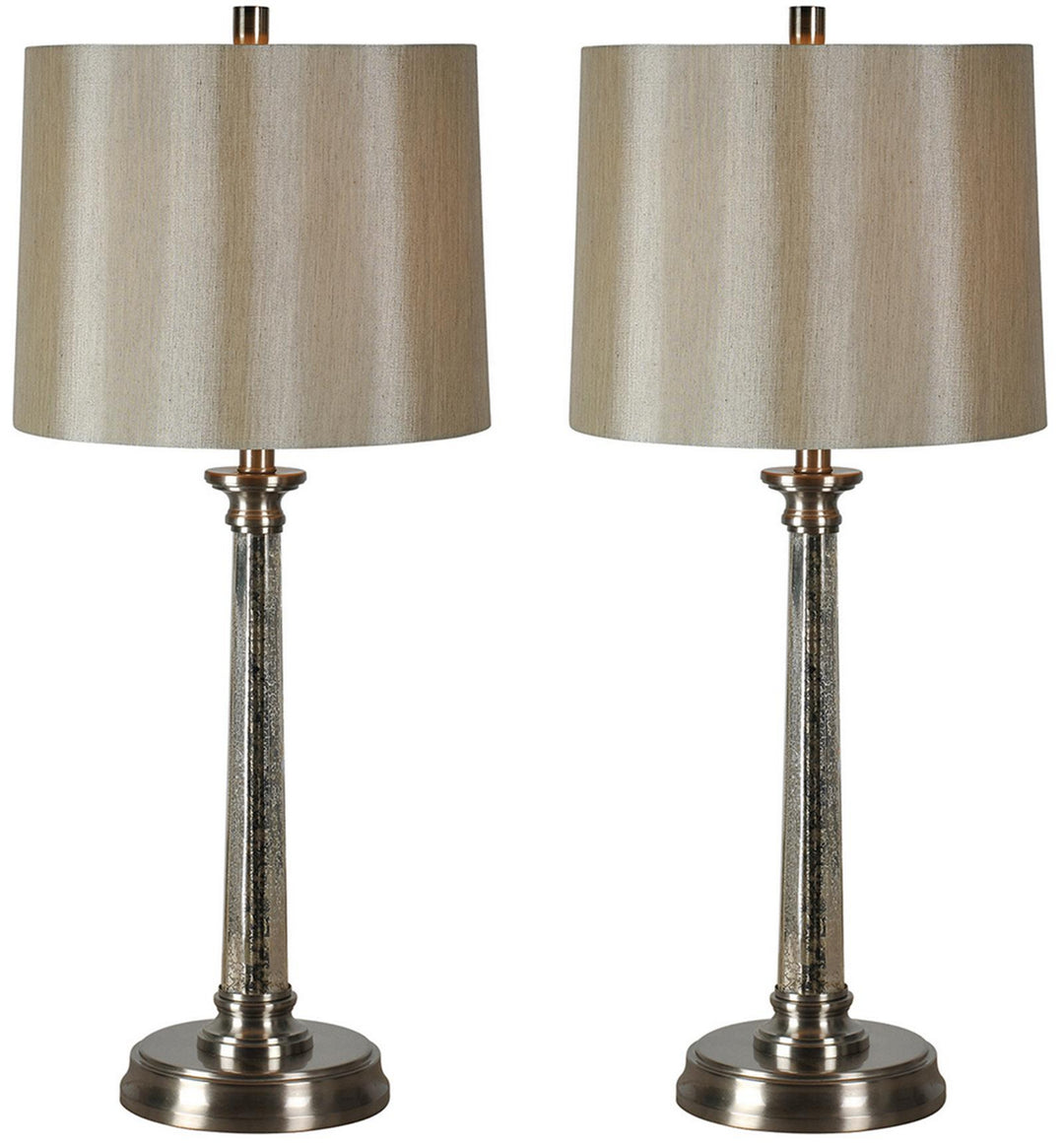 Brooks One Light Table Lamp in Satin Nickel - available from The Lighting Shoppe, trusted by Canadian homeowners