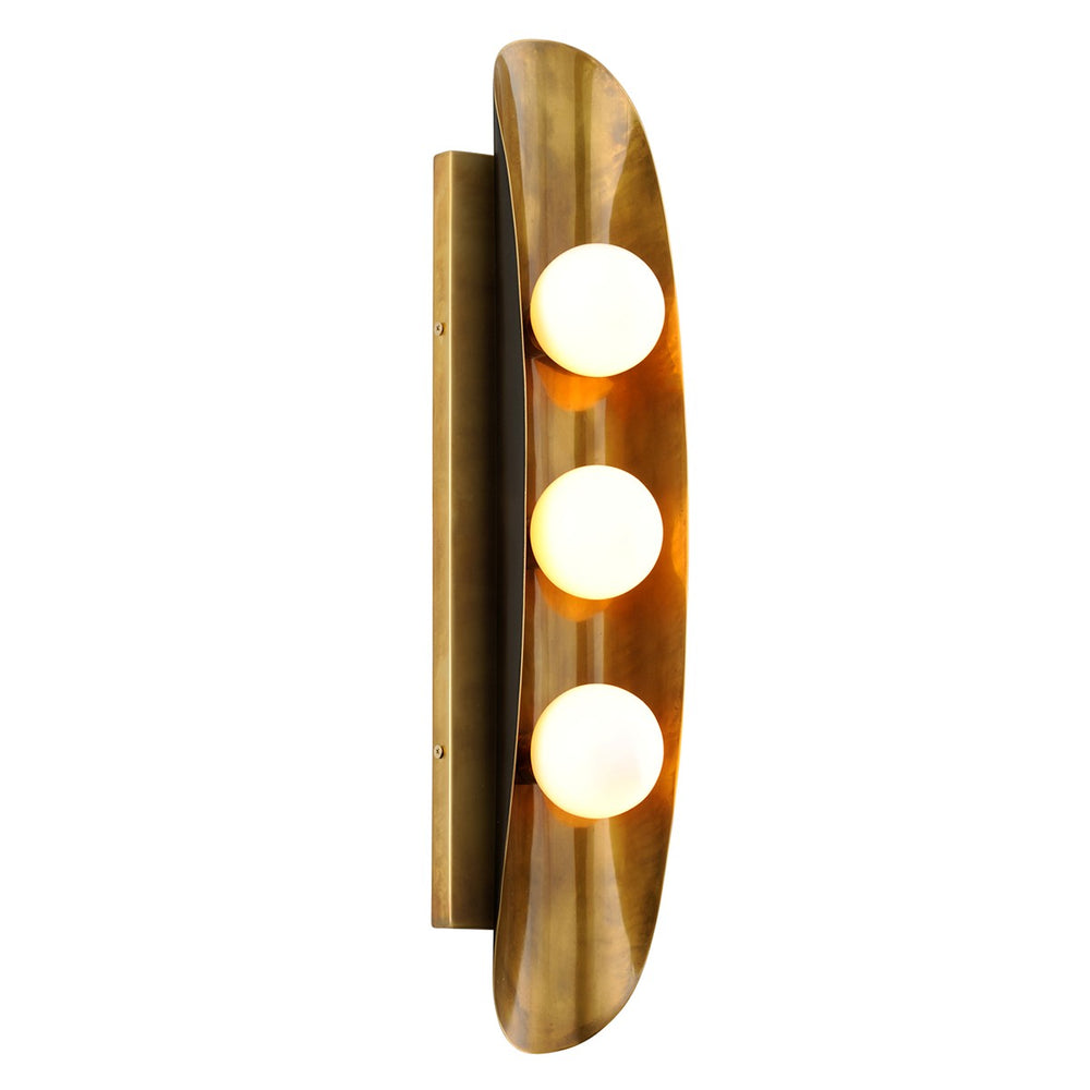 Corbett Lighting Canada - 271-13-VB/BBR - LED Wall Sconce - Hopper - Vintage Brass Bronze Accents