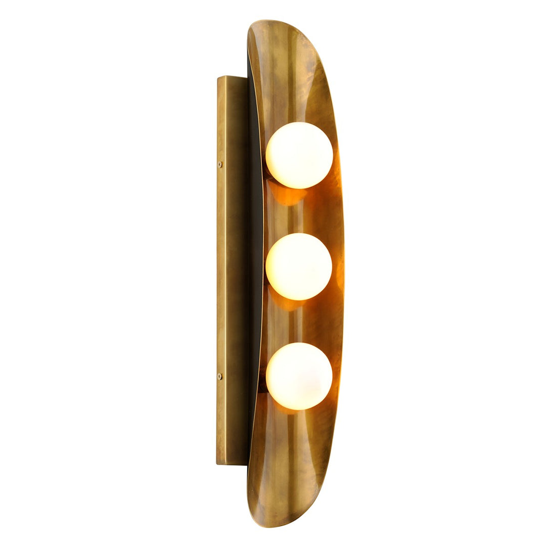 Corbett Lighting Canada - 271-13-VB/BBR - LED Wall Sconce - Hopper - Vintage Brass Bronze Accents