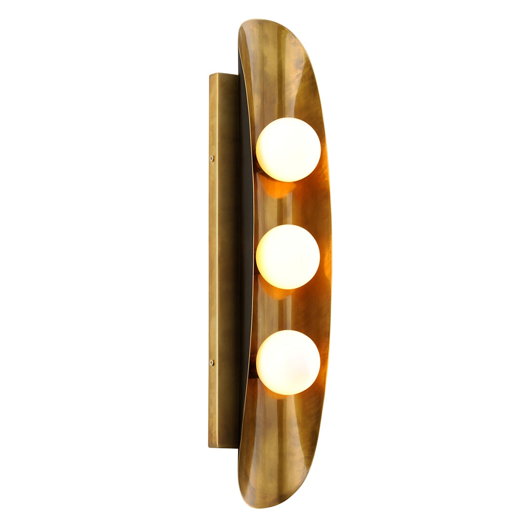 Corbett Lighting Canada - 271-13-VB/BBR - LED Wall Sconce - Hopper - Vintage Brass Bronze Accents