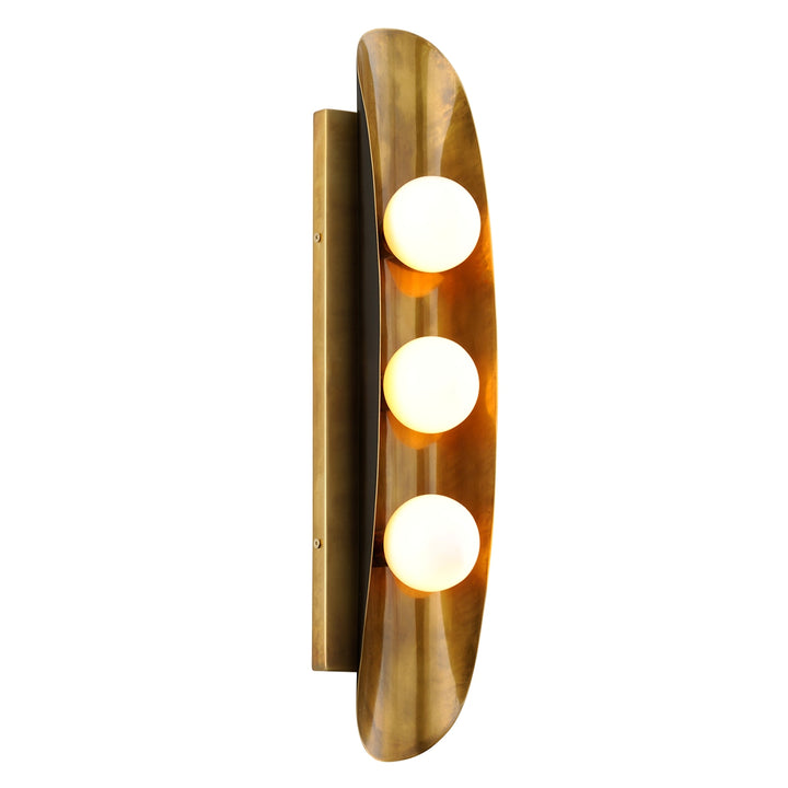 Corbett Lighting Canada - 271-13-VB/BBR - LED Wall Sconce - Hopper - Vintage Brass Bronze Accents