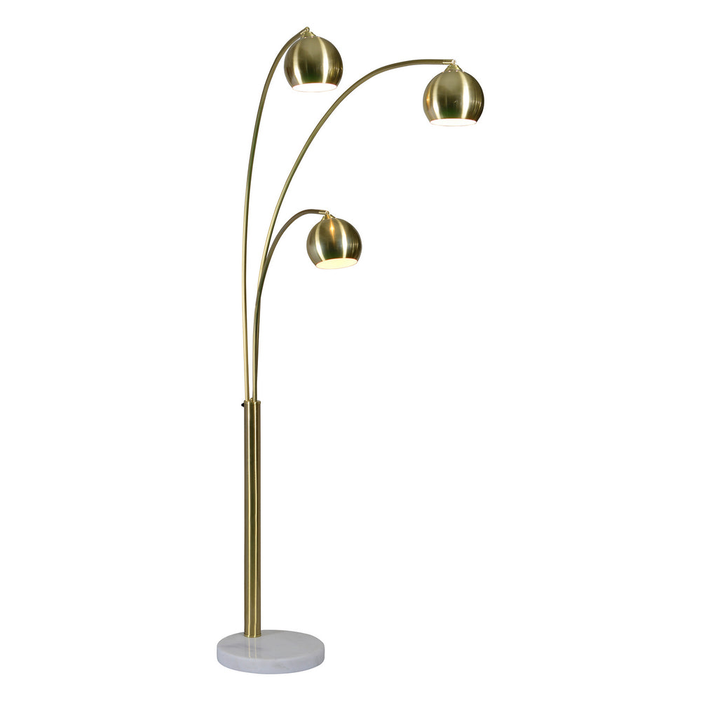 Renwil Canada - LPF3072 - Three Light Floor Lamp - Dorset - Satin Brass