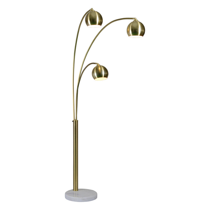 Renwil Canada - LPF3072 - Three Light Floor Lamp - Dorset - Satin Brass