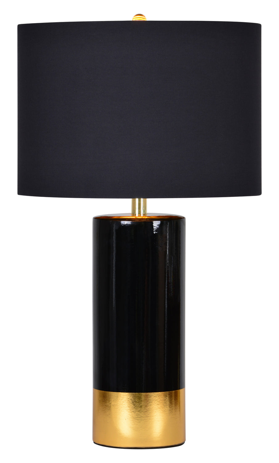 The Tuxedo One Light Table Lamp in Black/Gold - available from The Lighting Shoppe, trusted by Canadian homeowners