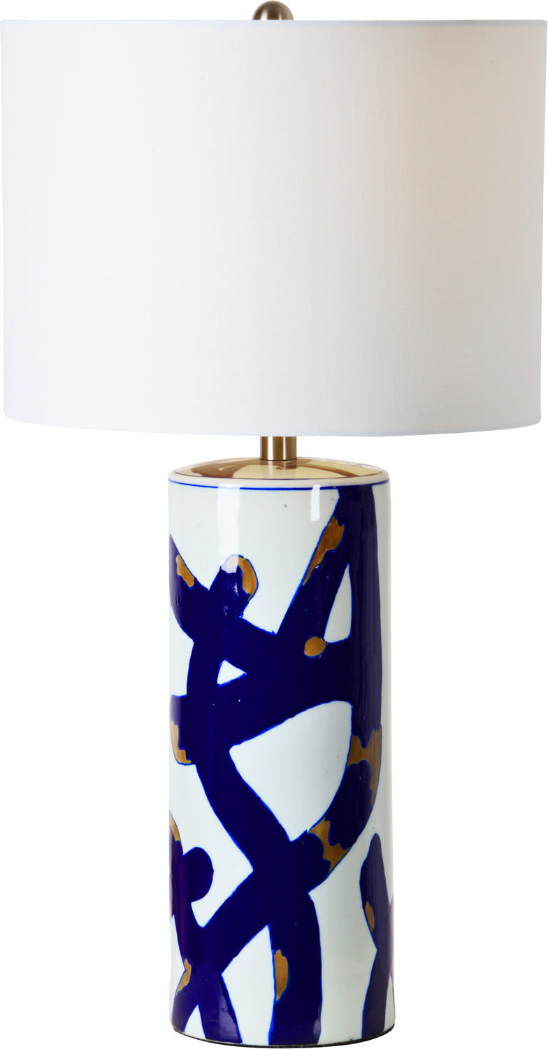 Cobalt One Light Table Lamp in Blue/White - available from The Lighting Shoppe, trusted by Canadian homeowners