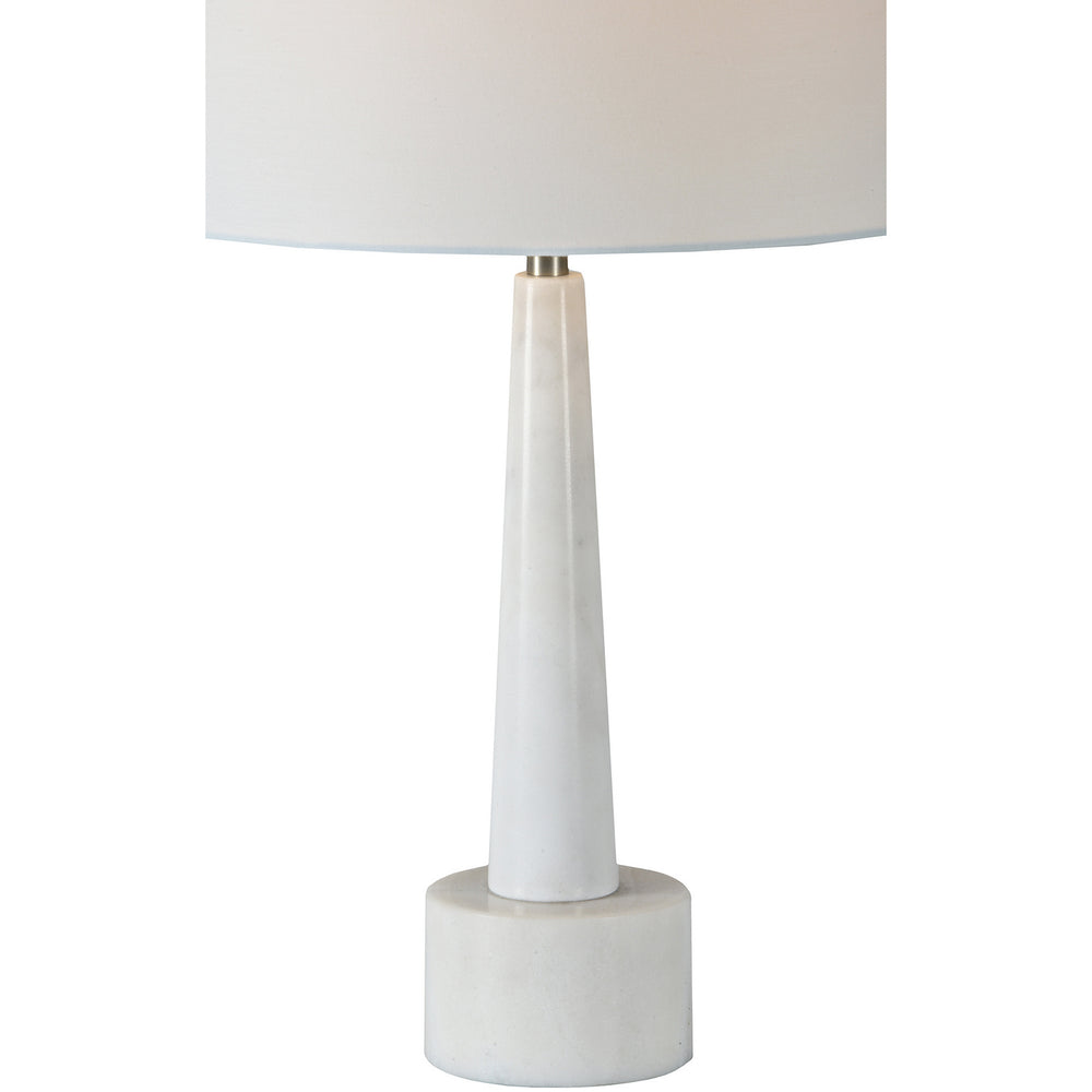 Renwil Canada - LPT884 - One Light Table Lamp - Normanton - White Marble, Antique Brass