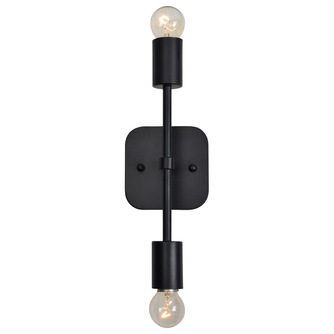 Renwil Canada - WS008 - Two Light Wall Sconce - Albany - Black