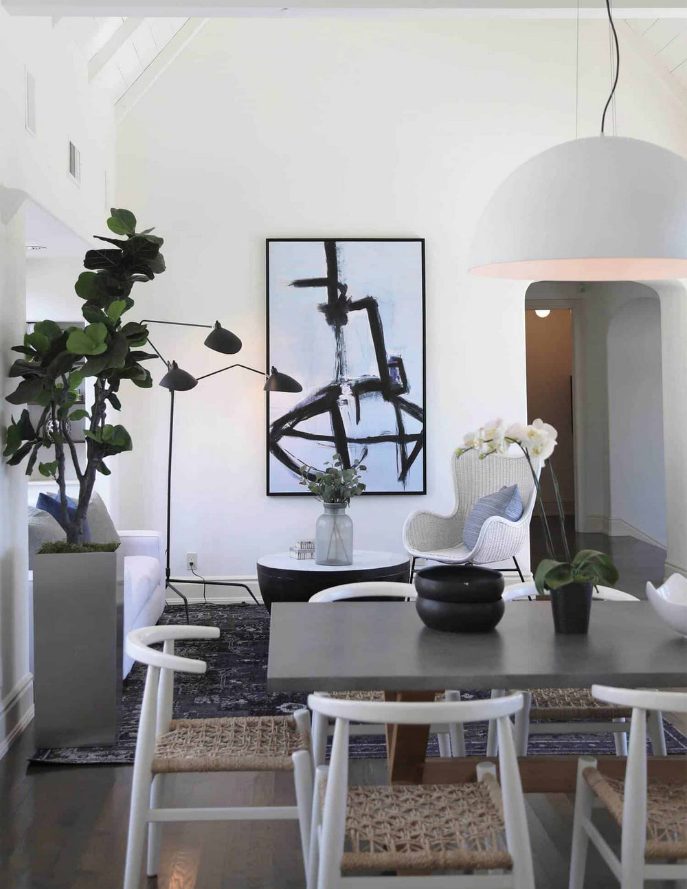 Dainolite Canada - 114-313P-WH - Three Light Pendant - White