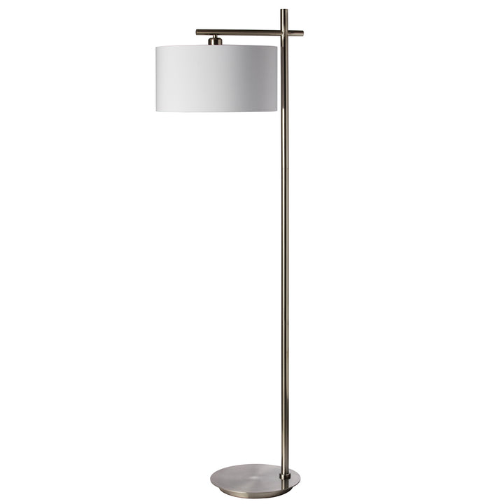 One Light Floor Lamp in Satin Chrome - available from The Lighting Shoppe, trusted by Canadian homeowners