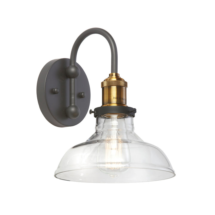 One Light Wall Sconce in Clear - available from The Lighting Shoppe, trusted by Canadian homeowners