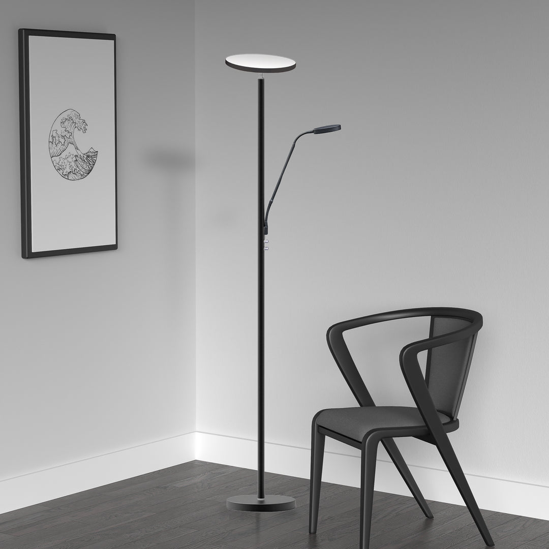 Dainolite Canada - 801LEDF-SB - LED Floor Lamp - Sandy Black