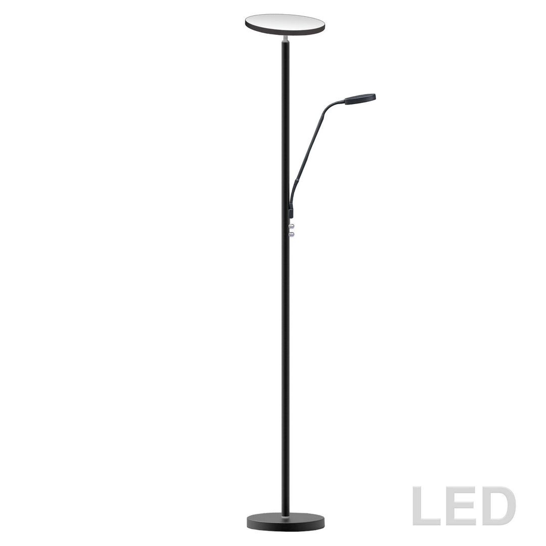 LED Floor Lamp in Sandy Black - available from The Lighting Shoppe, trusted by Canadian homeowners