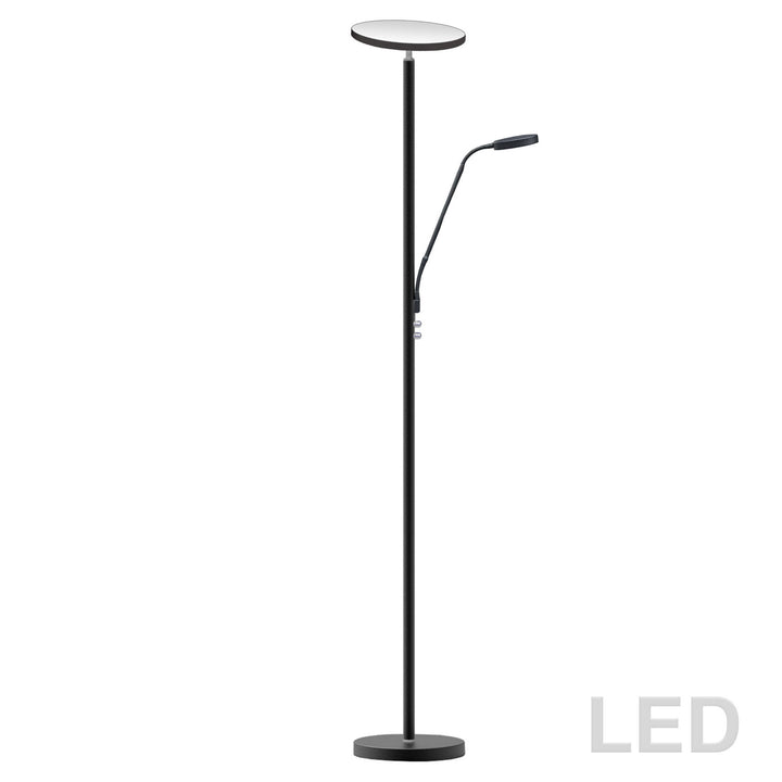 LED Floor Lamp in Sandy Black - available from The Lighting Shoppe, trusted by Canadian homeowners