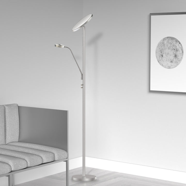 Dainolite Canada - 801LEDF-SN - LED Floor Lamp - Satin Chrome