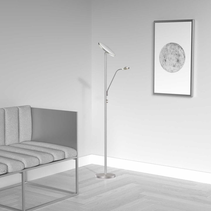 Dainolite Canada - 801LEDF-SN - LED Floor Lamp - Satin Chrome