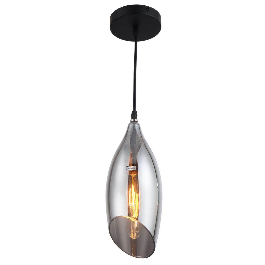 Abba One Light Pendant in Black - available from The Lighting Shoppe, trusted by Canadian homeowners