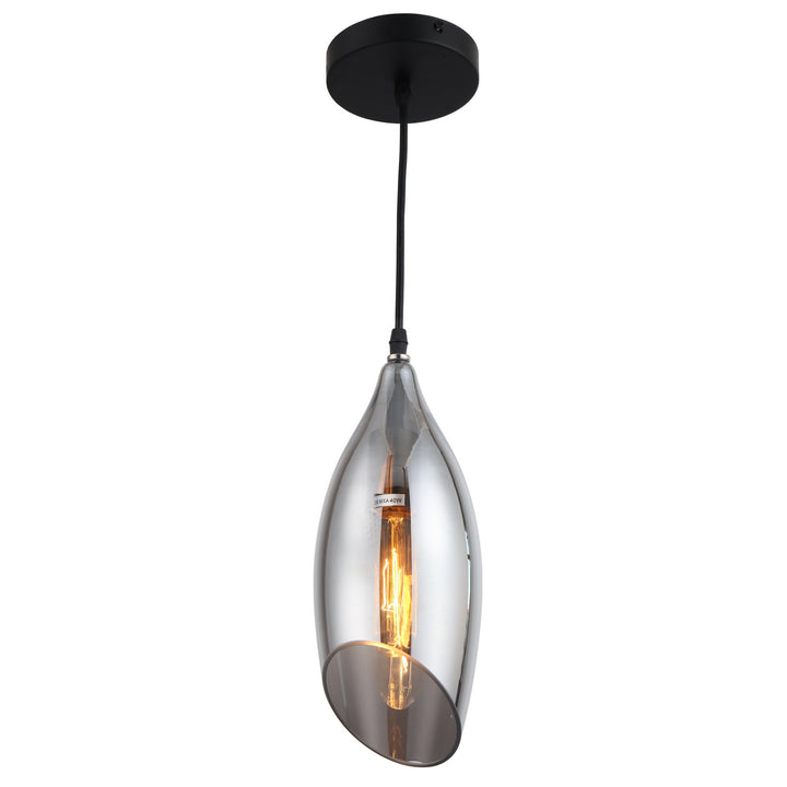 Abba One Light Pendant in Black - available from The Lighting Shoppe, trusted by Canadian homeowners