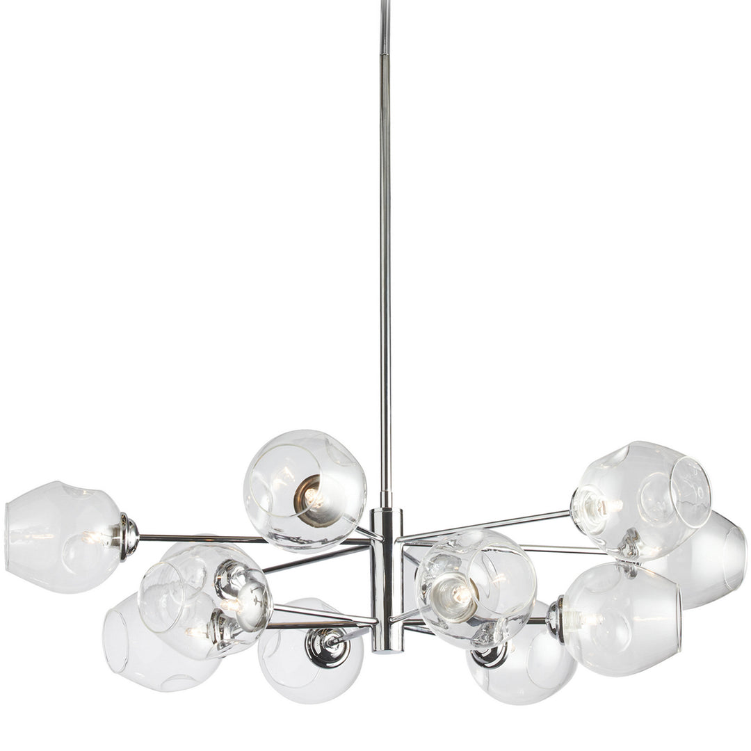 Abii 12 Light Pendant in Polished Chrome - available from The Lighting Shoppe, trusted by Canadian homeowners