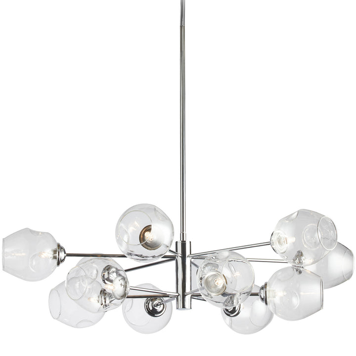 Abii 12 Light Pendant in Polished Chrome - available from The Lighting Shoppe, trusted by Canadian homeowners