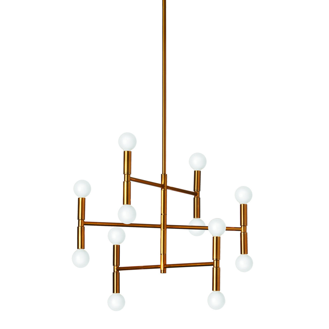 Ava 12 Light Chandelier in Vintage Bronze - available from The Lighting Shoppe, trusted by Canadian homeowners