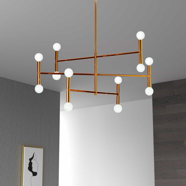 Dainolite Canada - AVA-3012C-VB - 12 Light Chandelier - Ava - Vintage Bronze