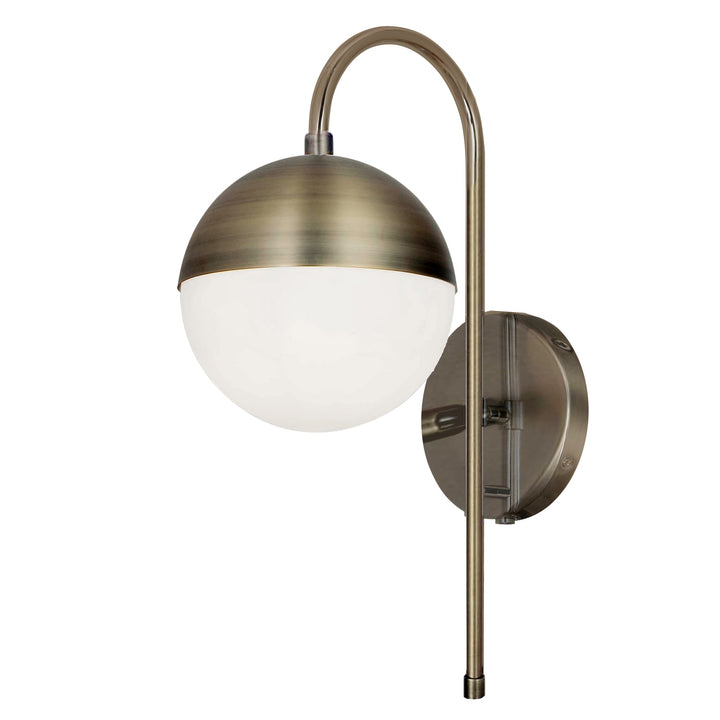 Dayana One Light Wall Sconce in Antique Brass - available from The Lighting Shoppe, trusted by Canadian homeowners