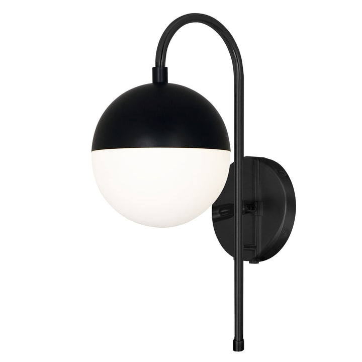 Dayana One Light Wall Sconce in Black - available from The Lighting Shoppe, trusted by Canadian homeowners