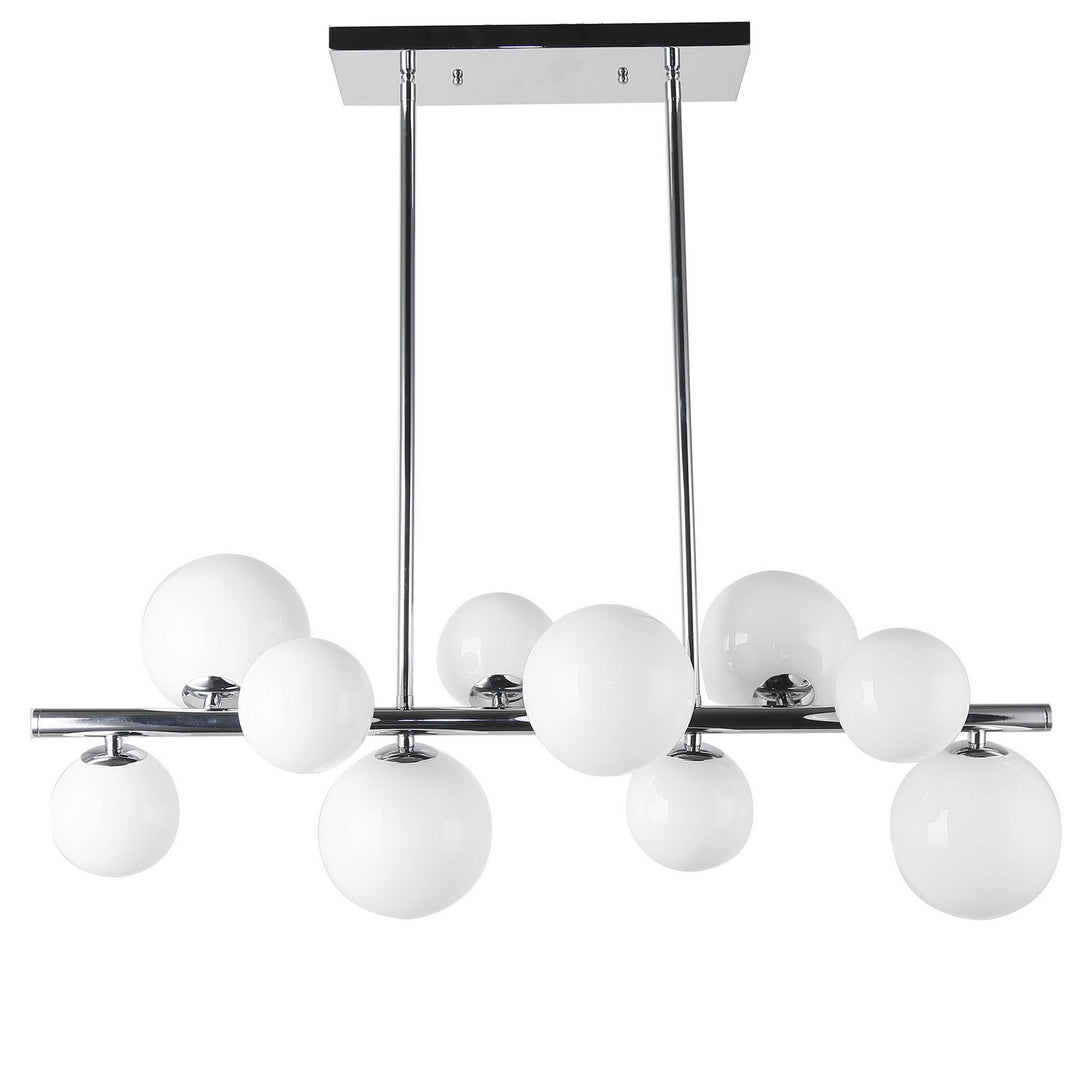 Glasgow Ten Light Pendant in Polished Chrome - available from The Lighting Shoppe, trusted by Canadian homeowners