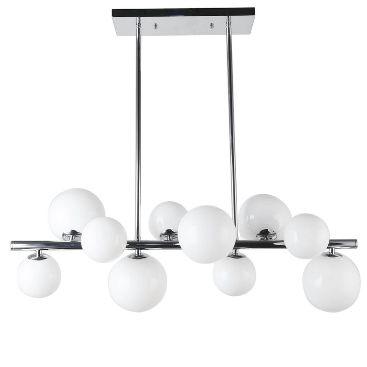Glasgow Ten Light Pendant in Polished Chrome - available from The Lighting Shoppe, trusted by Canadian homeowners