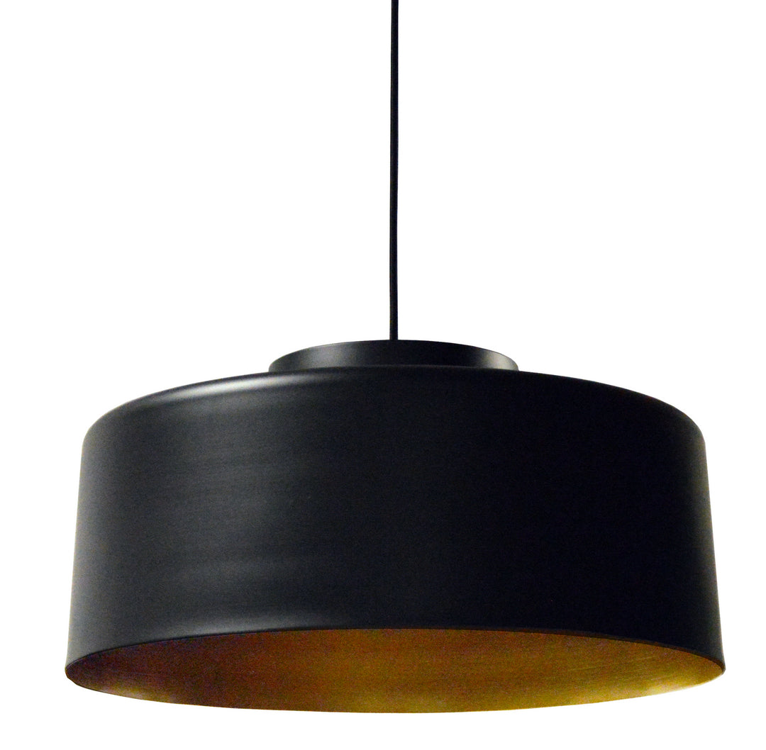 Kup One Light Pendant in Black - available from The Lighting Shoppe, trusted by Canadian homeowners