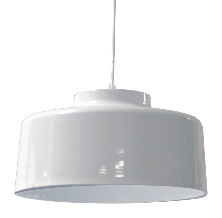Kup One Light Pendant in White - available from The Lighting Shoppe, trusted by Canadian homeowners