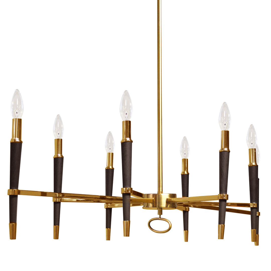 Langford Eight Light Chandelier in Vintage Bronze - available from The Lighting Shoppe, trusted by Canadian homeowners