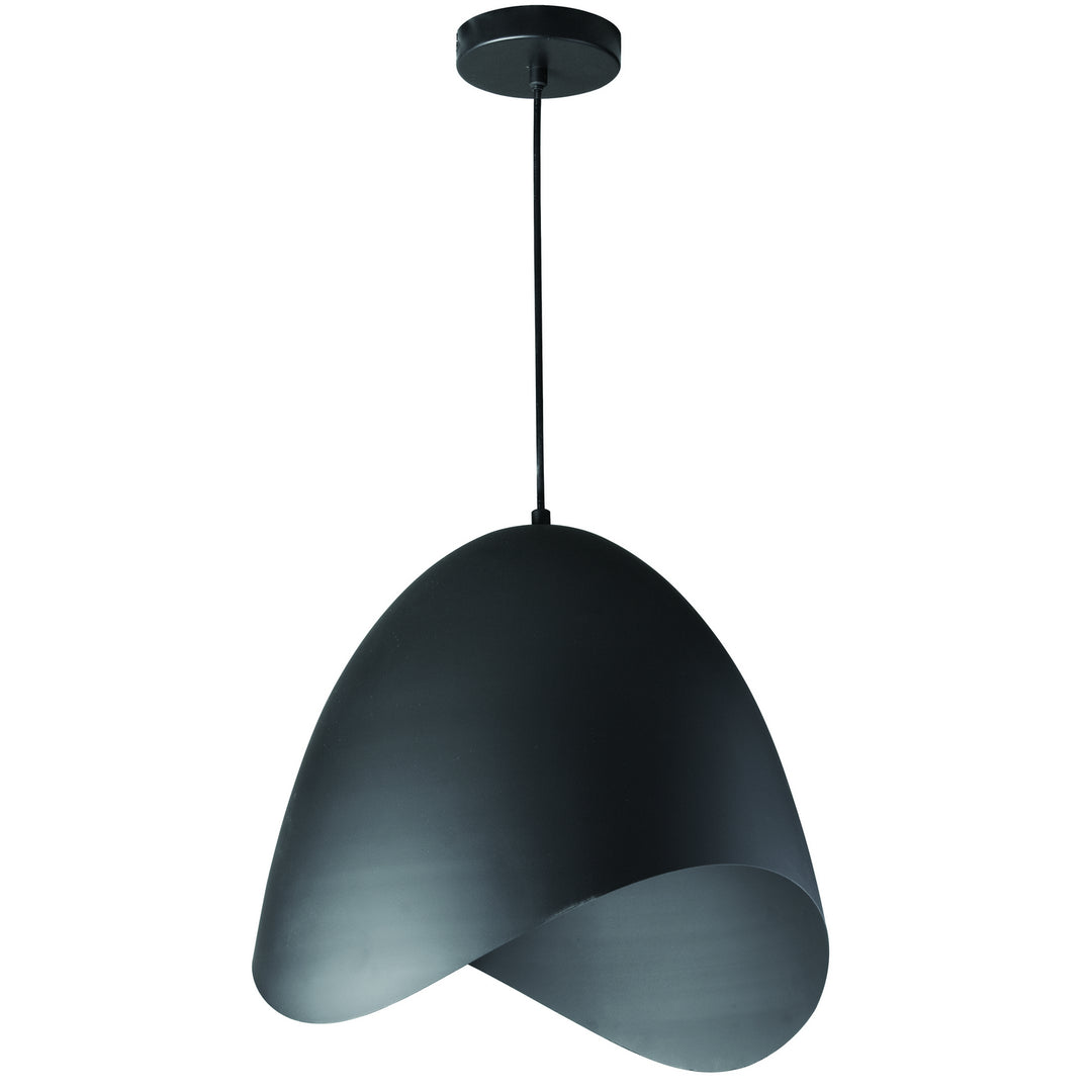 Myra One Light Pendant in Black - available from The Lighting Shoppe, trusted by Canadian homeowners