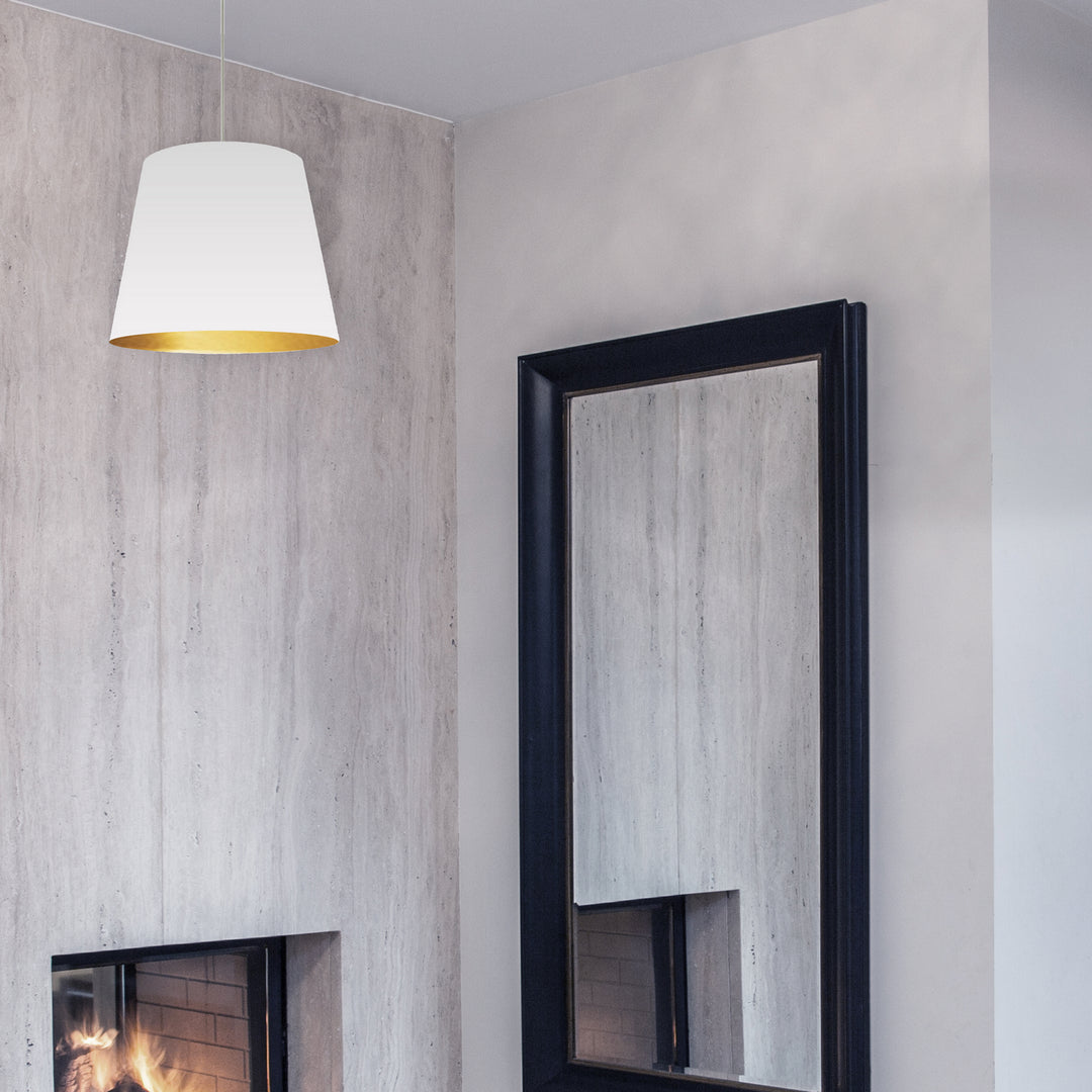 Dainolite Canada - OD-S-692 - One Light Pendant - Oversized Drum - White