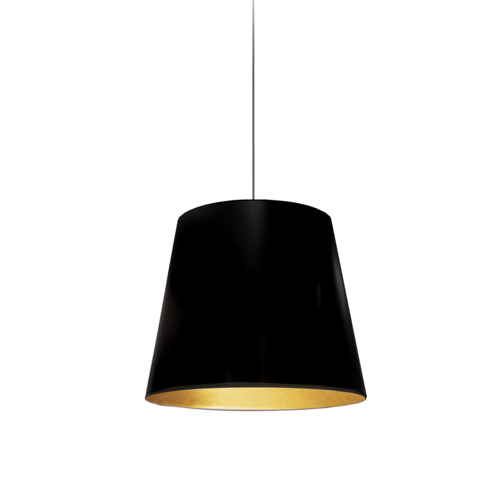 Oversized Drum One Light Pendant in Black - available from The Lighting Shoppe, trusted by Canadian homeowners