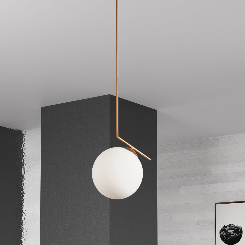 Dainolite Canada - ORN-141P-GLD - One Light Pendant - Orion - White
