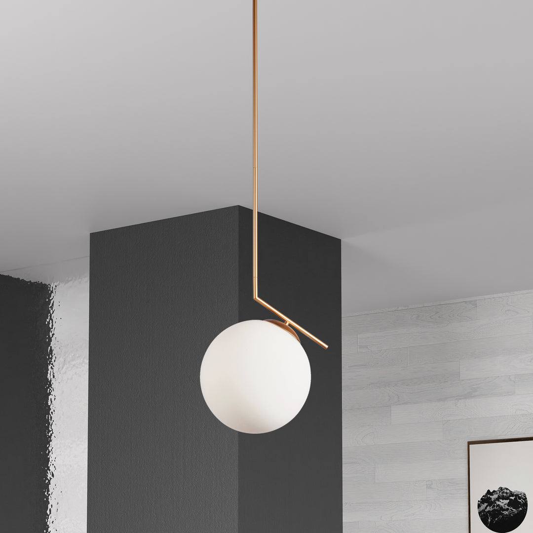 Dainolite Canada - ORN-141P-GLD - One Light Pendant - Orion - White