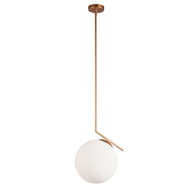 Orion One Light Pendant in White - available from The Lighting Shoppe, trusted by Canadian homeowners