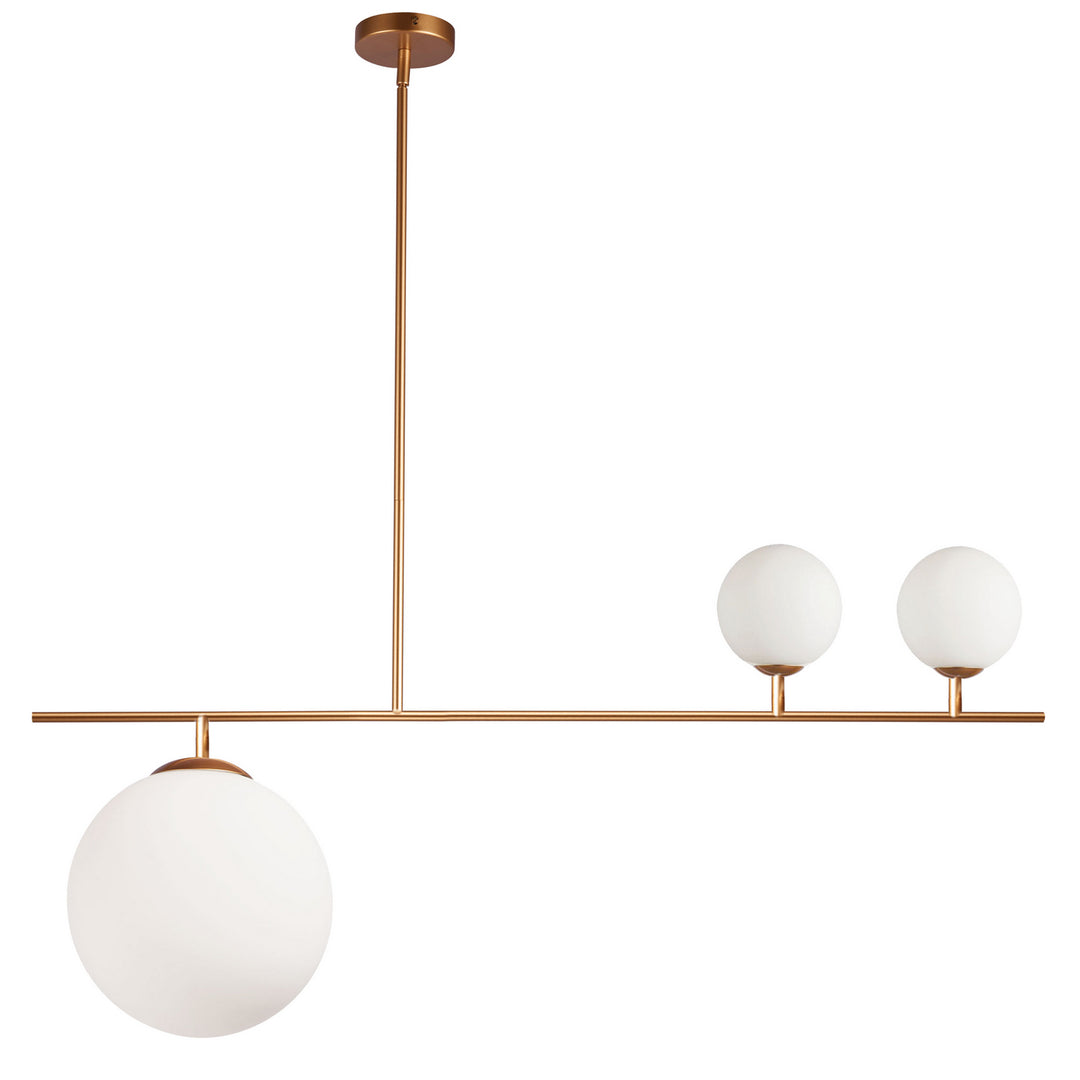 Orion Three Light Pendant in Gold - available from The Lighting Shoppe, trusted by Canadian homeowners