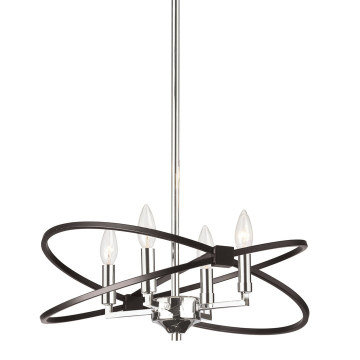 Paloma Four Light Chandelier in Polished Chrome - available from The Lighting Shoppe, trusted by Canadian homeowners
