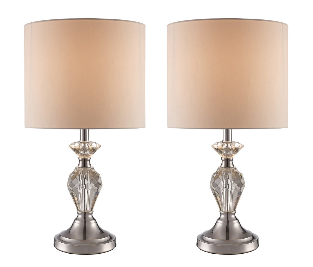 One Light Table Lamp in Polished Chrome - available from The Lighting Shoppe, trusted by Canadian homeowners