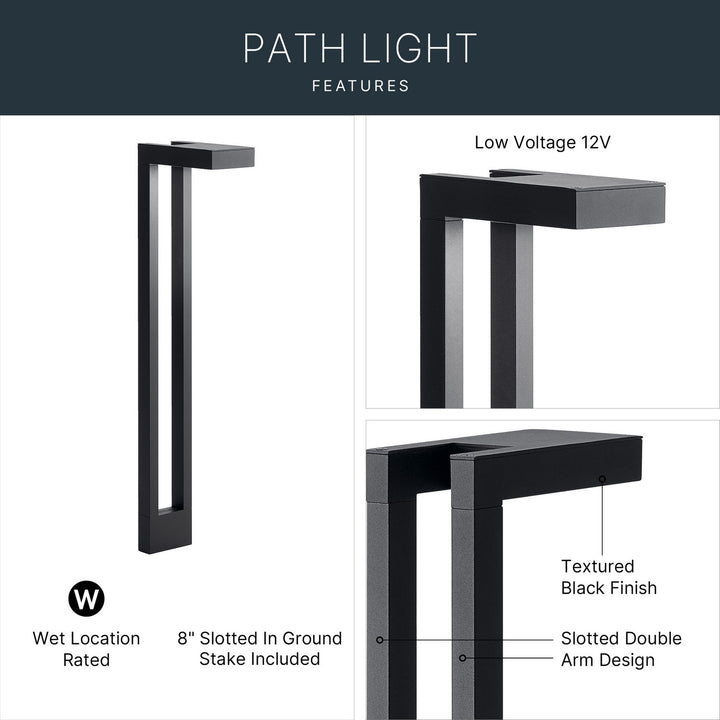 Kichler Canada - 15844BKT - One Light Path Light - Textured Black