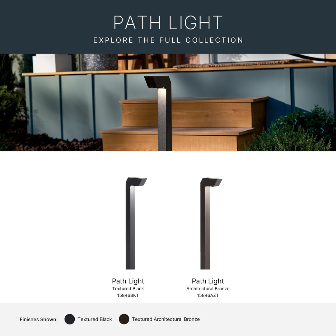 Kichler Canada - 15846BKT - One Light Path Light - Textured Black