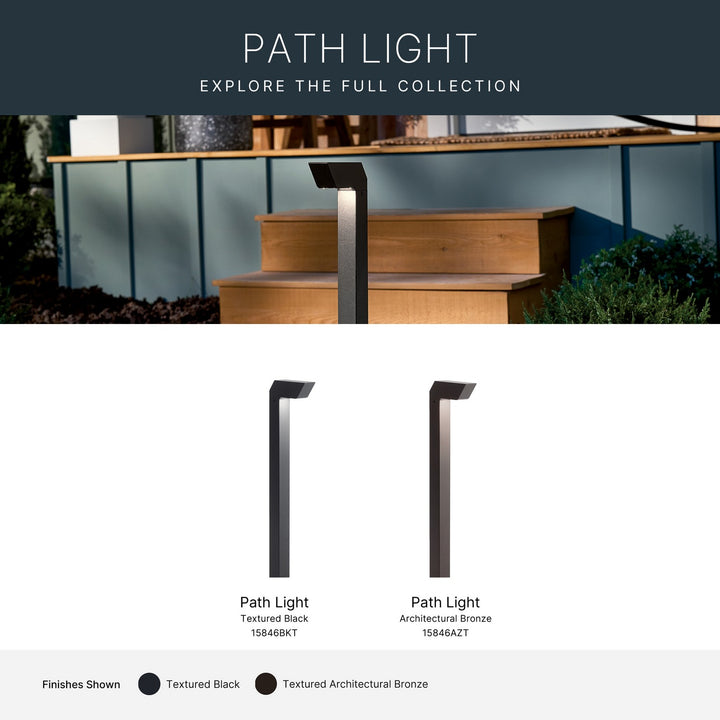 Kichler Canada - 15846BKT - One Light Path Light - Textured Black
