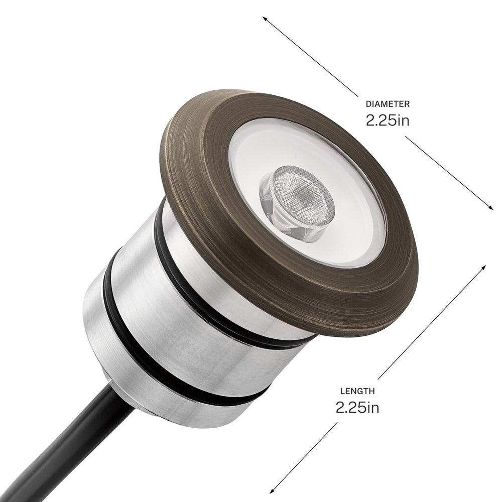 Kichler Canada - 16140CBR27 - LED Inground - Landscape Led - Centennial Brass