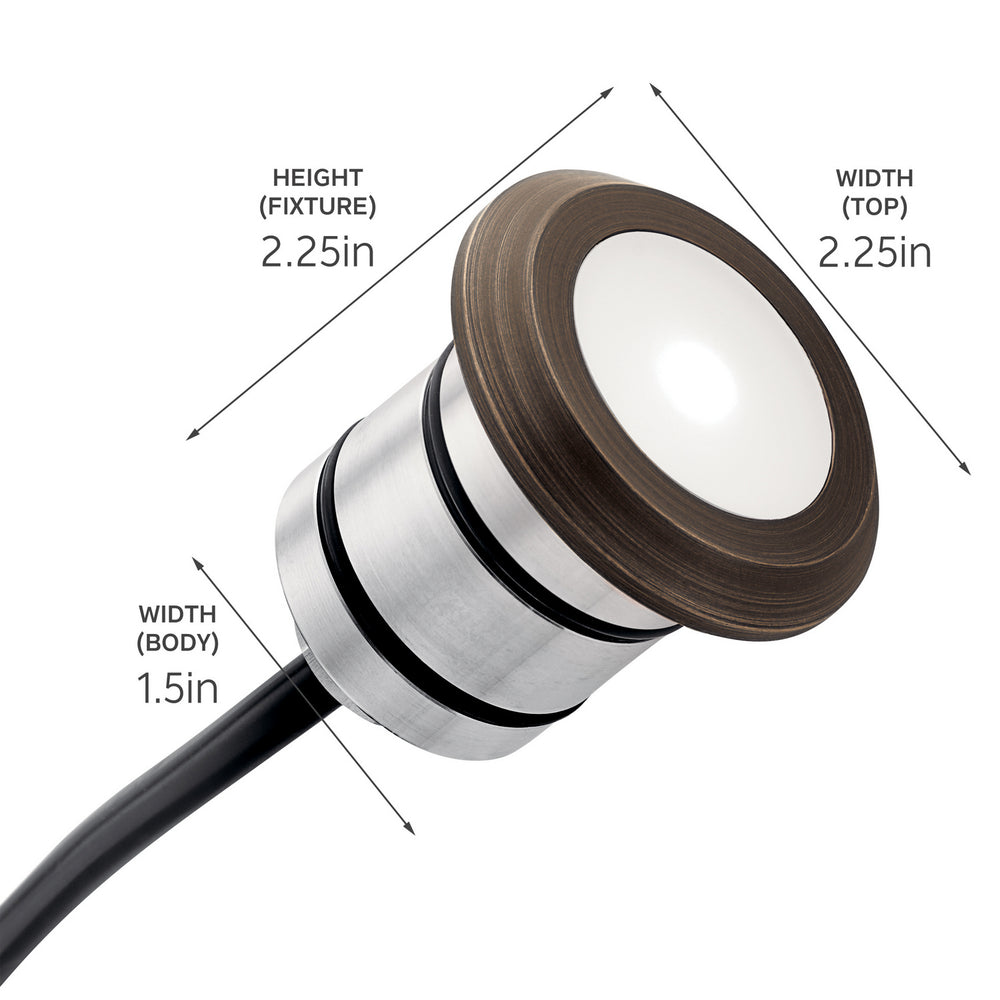 Kichler Canada - 16140CBR30 - LED Inground - Landscape Led - Centennial Brass