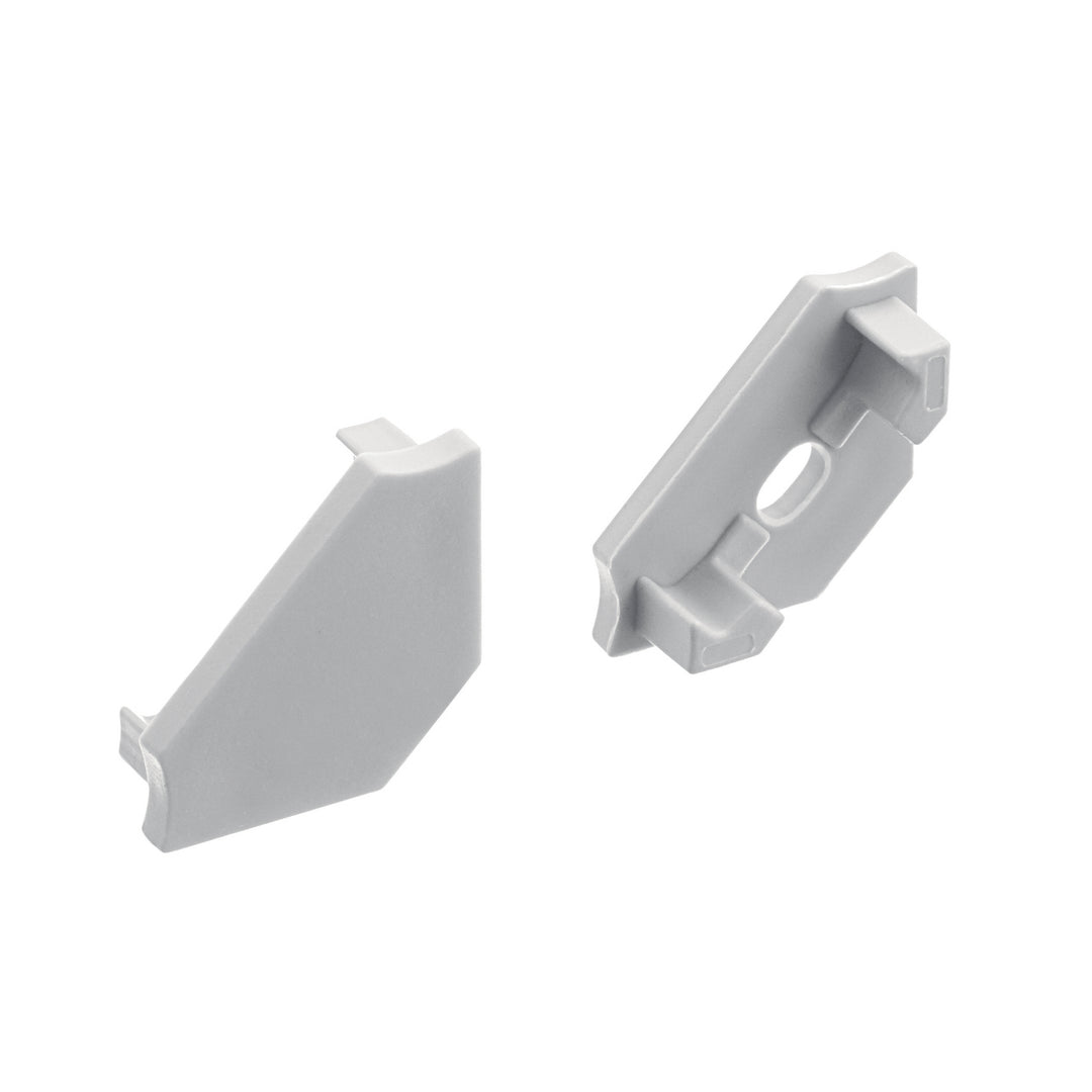 Kichler Canada - 1TEE145SFSSIL - Tape Extrusion End Cap 5 Pair - Ils Te Series - Silver