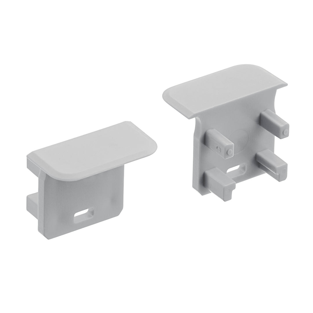 Kichler Canada - 1TEE1DWRCSSIL - Tape Extrusion End Cap 5 Pair - Ils Te Series - Silver