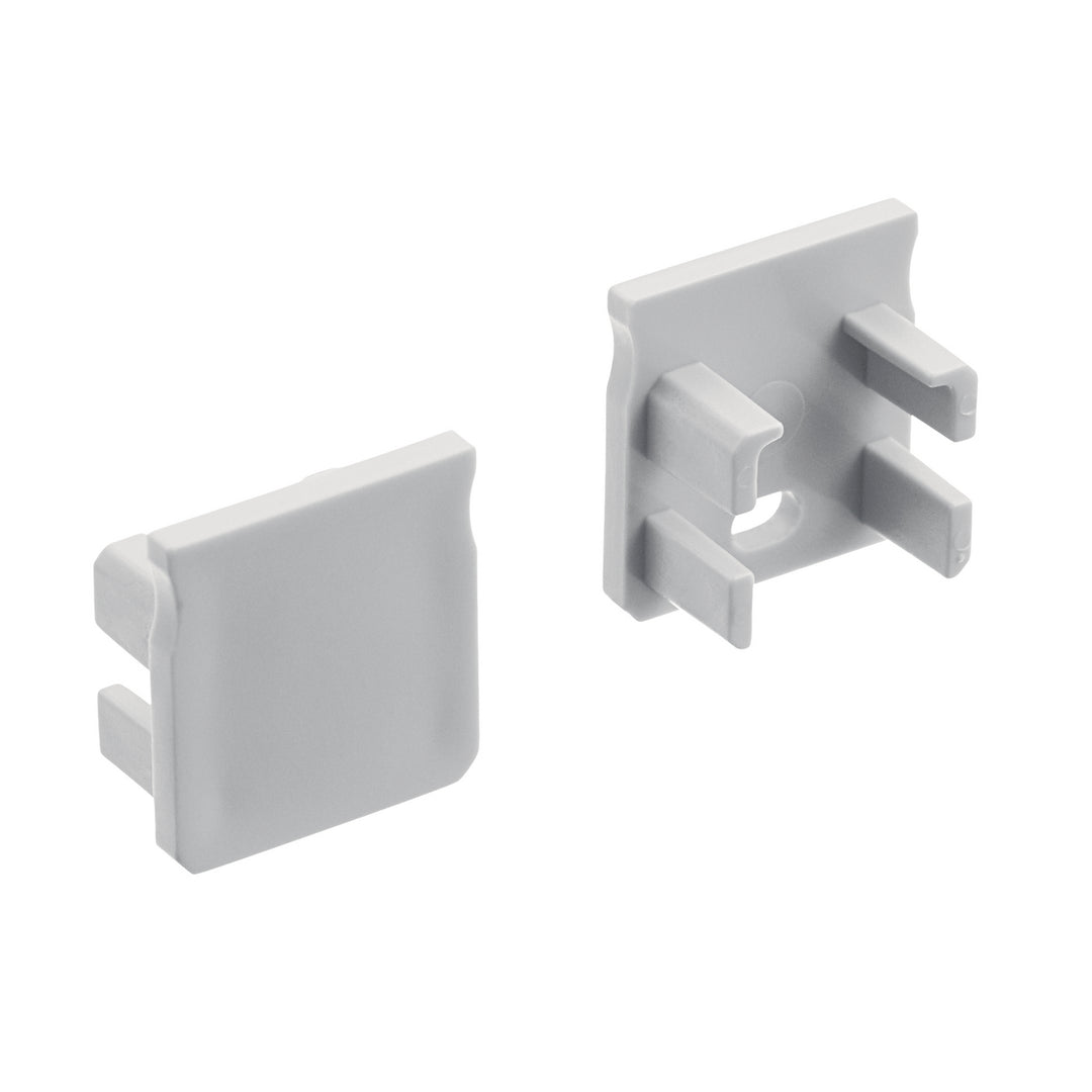 Kichler Canada - 1TEE1DWSFSSIL - Tape Extrusion End Cap 5 Pair - Ils Te Series - Silver