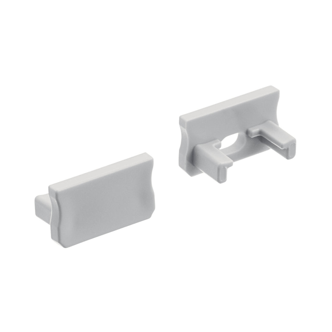 Kichler Canada - 1TEE1STSFSSIL - Tape Extrusion End Cap 5 Pair - Ils Te Series - Silver